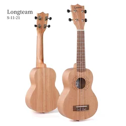 Soprano Ukulele 21 inch Beginner Ukulele With Okoume Wood Longteam S-11-21