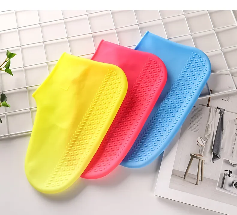 Высококачественные легкие водонепроницаемые резиновые сапоги Силиконовые мягкие пригодные для переработки защита обуви из Китая