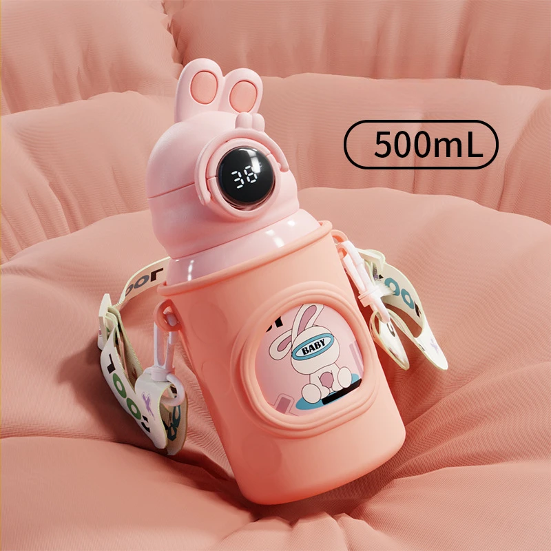 Portable Cute Eco-Friendly Girls Luxury Stainless Steel Hot Smart Water Bottle For School Travel