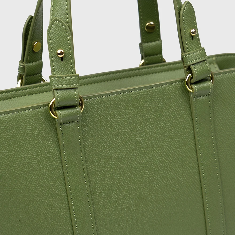 2024 New Design Summer Fashion Trendy Leather Should Bags Flat Texture Pebble Handbag For Women