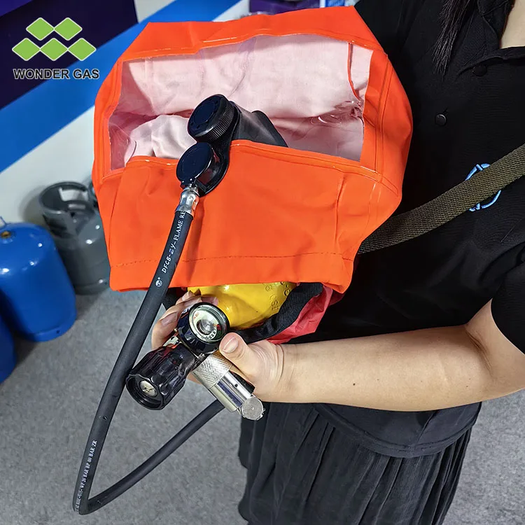Compressed Air Respirator EEBD Emergency Escape Breathing Device Firefighting Safety SCBA Unit Equipment
