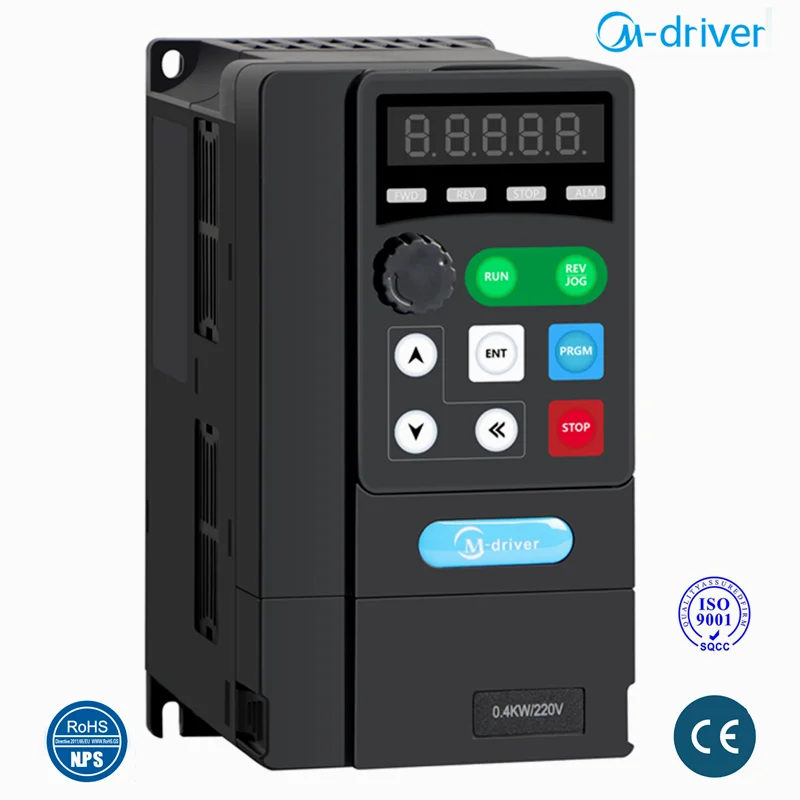 Самый новый ПЛК инвертор 0.4KW 220 В однофазный вход переменного тока выход частотно-регулируемым приводом отличное Германии с изолированным затвором (Igbt) компонент по хорошей