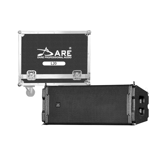 DARE audio Pro аудио оборудование динамик с усилителем dsp наружный водонепроницаемый двойной 10-дюймовый линейный набор динамиков