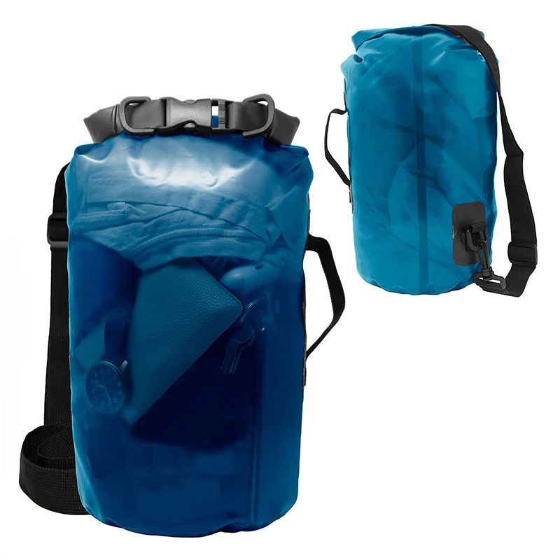 Factory Custom Logo Waterproof Dry Bag Backpack for Kayaking Camping Boating Beach and Outdoor Water Sports