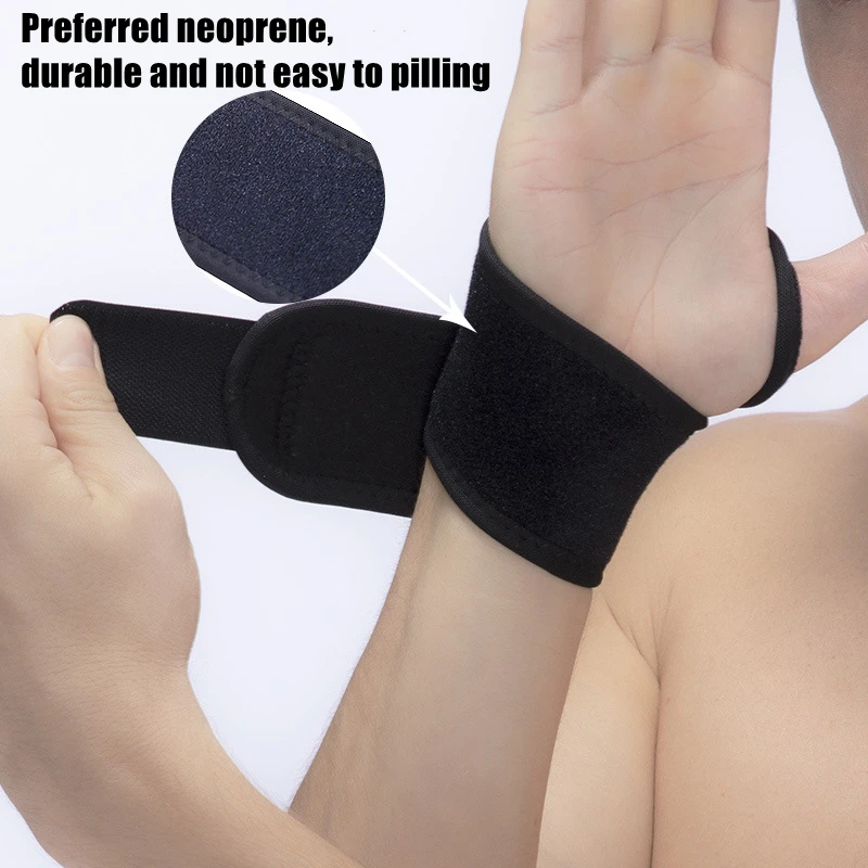 
Adjustable Both hands Wrist Support Brace Wrist Wraps With Wider Thumb Loops wrister 