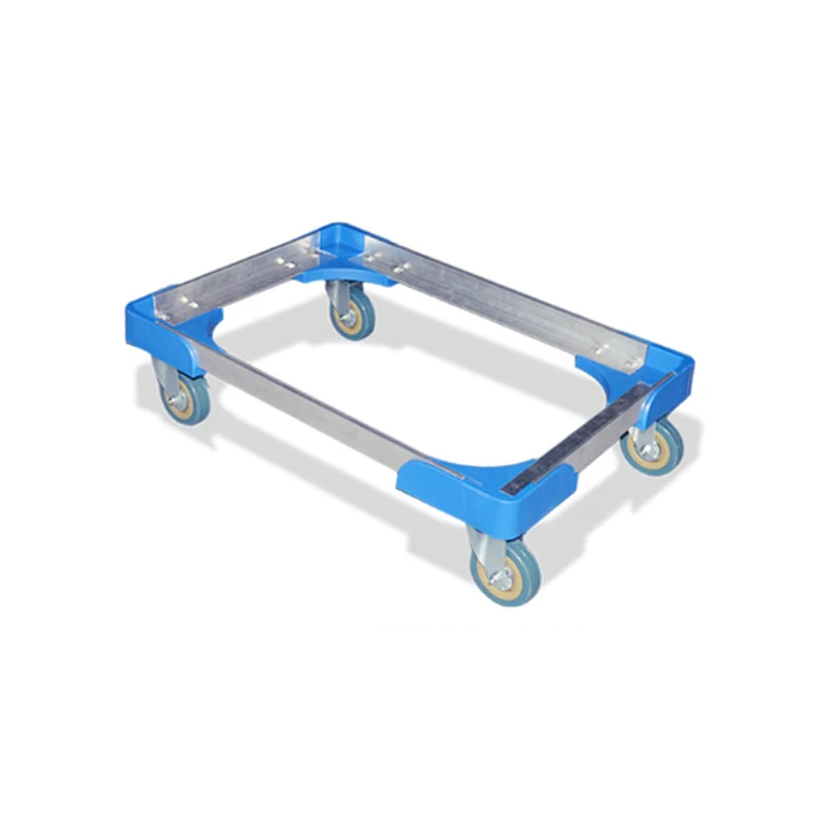 Stainless Steel Plastic Storage Moving Dolly Portable Turnover Box Dolly