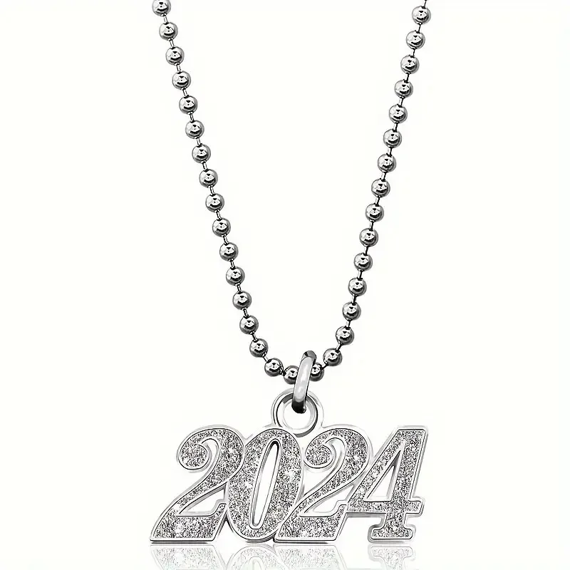 Senior Class of 2025 Graduation Charm Jewelry Set for Trendy Valentines Gift Earrings Necklace