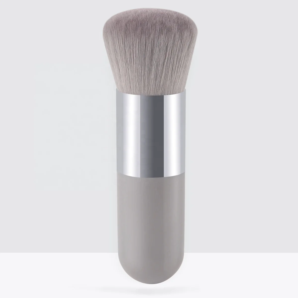 Wholesale Single Big Foundation Makeup Brush Powder Blush Kabuki Brush Cosmetic Tools Synthetic Hair Wooden Face Brush