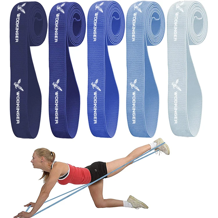 Wholesale Fitness Elastic Band Set Full Long Fabric Body Resistance Bands For Fitness