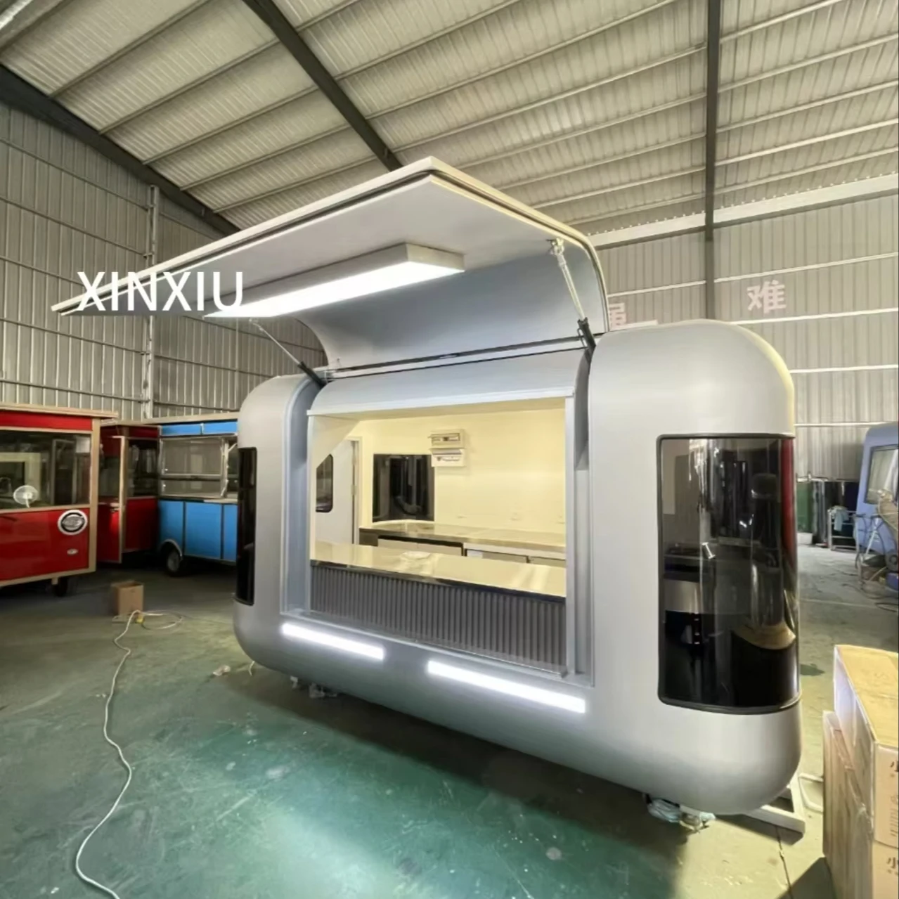 Export Israeli food kioskstreet food cartmobile coffee cart with full kitchen pizzaair conditioning restaurant wholesale price