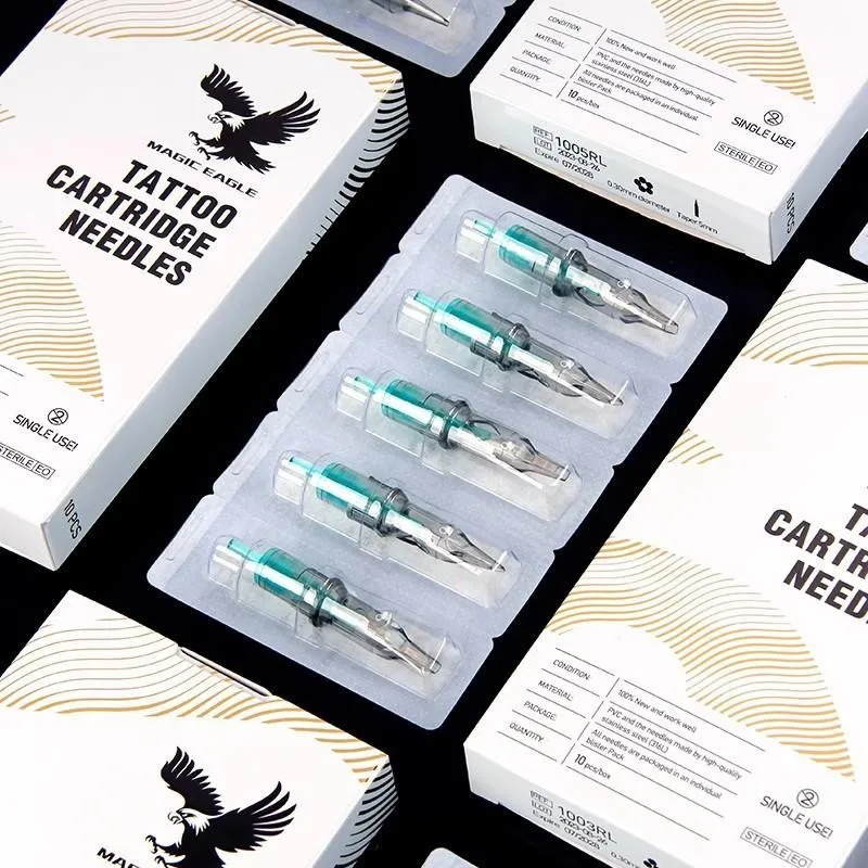 Tattoo needles Professional tattoo needle cartridge disposable universal needles with silicon membrane body art