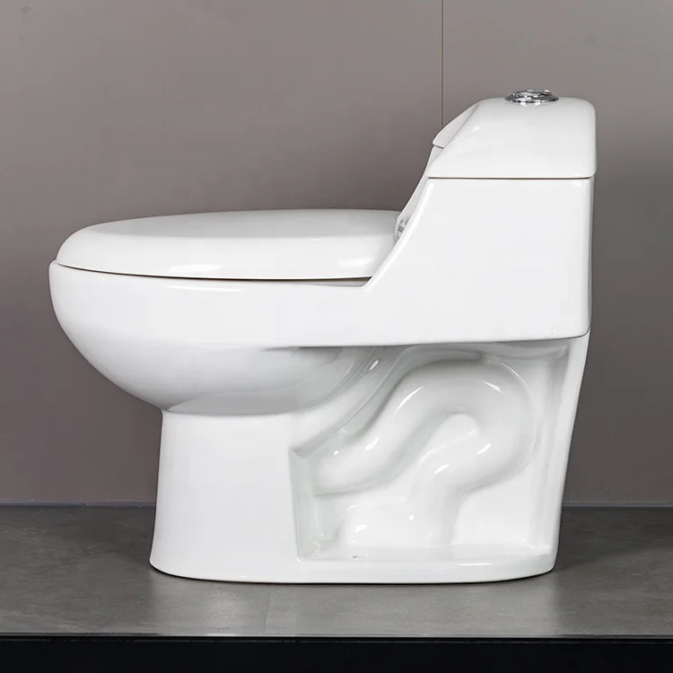 Modern Inodoro Siphonic S trap Water Closet Bathroom Commode WC Cheap One Piece Toilet Bowl