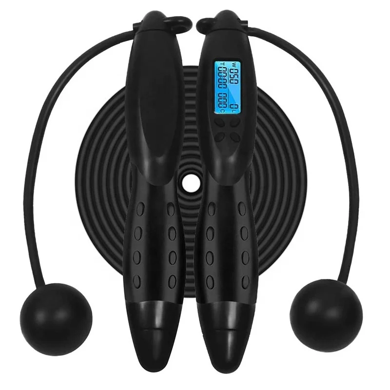 Electronic Counting Jump Rope, Adjustable Fitness Jumping Rope with Electronic Time Calorie Counter, Skipping Rope for Children