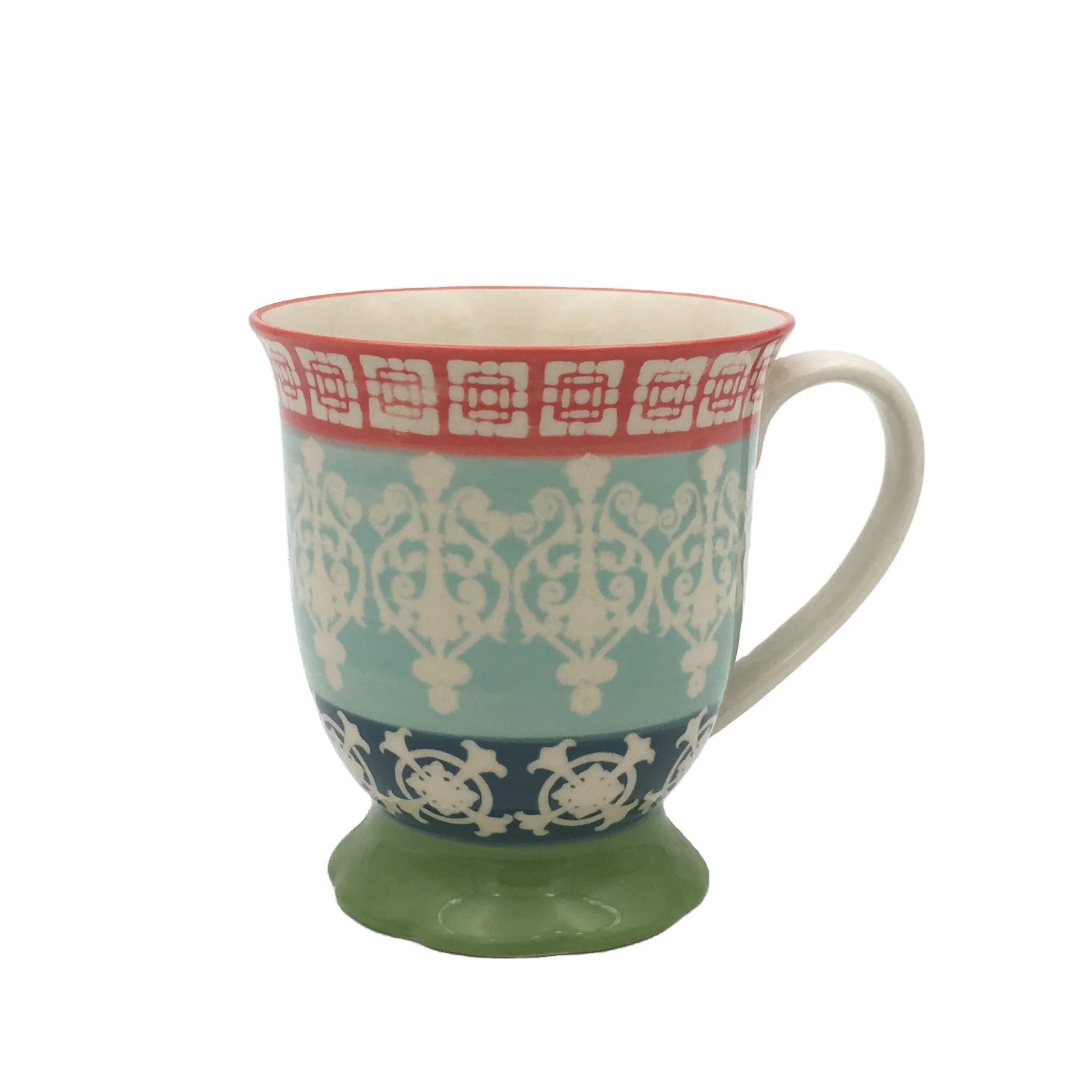 New design wholesale ceramic mug handmade custom ceramic mug  glossy glaze coffee cup clay mugs