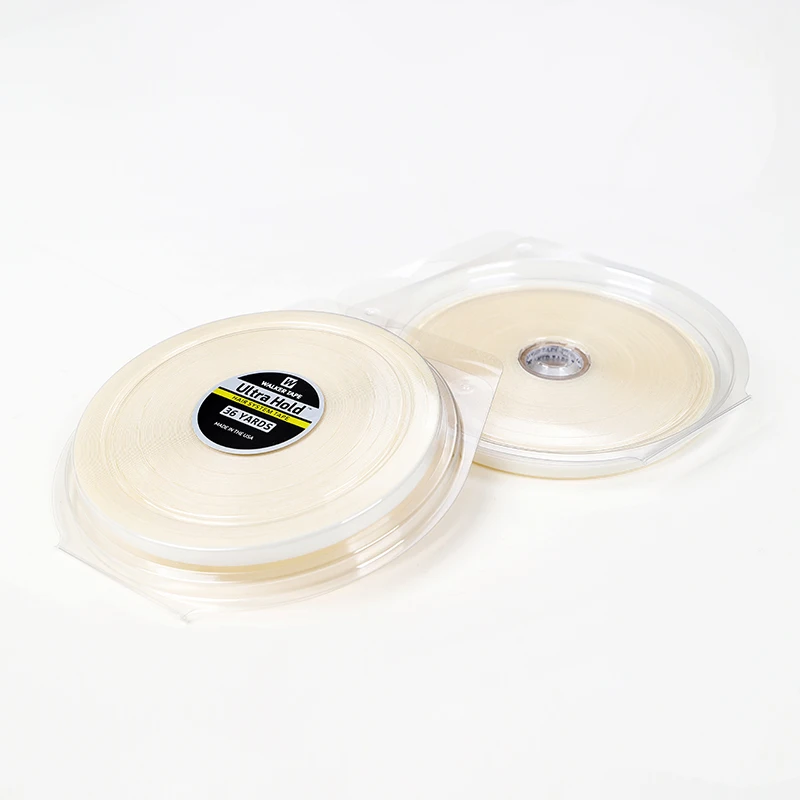 1.0 x 36yard Similar Walker tape Lace Front hair Extensions tape for white Roll in wig tape