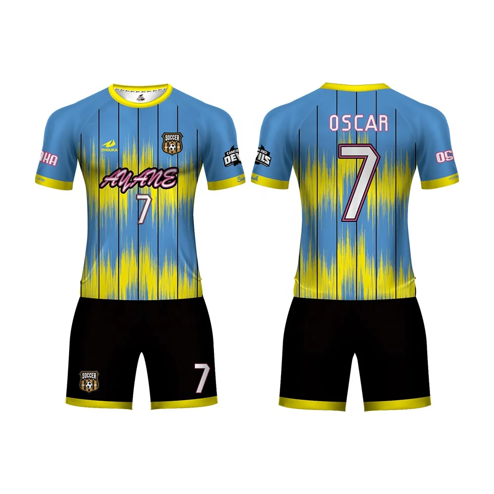Top Sale Football Team Soccer Jersey Wear Design Japan Cheap Fashionable Soccer Uniform
