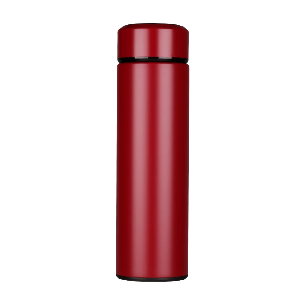 Double Wall Stainless Steel Vacuum Flask, Mug Water Bottle Electric, Reusable Tumbler with Hand Shank