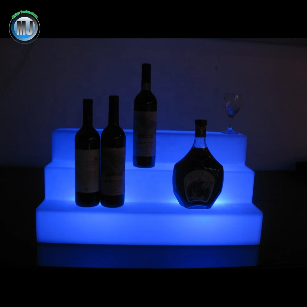 
Party Bar Decoration Battery Power Led Lighted Bar Shelf/Light Up Shelf/Led Wine Shelf 