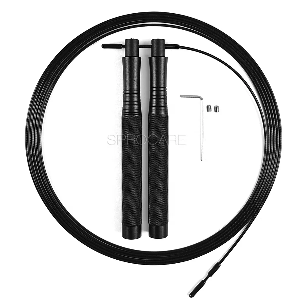 Super fast light length adjustable Aluminum alloy Speed skipping jump rope for double under,triple under