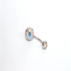 Wholesale 2021 novel personalized Stainless Steel Nose nail nose ring human body puncture rubber navel ring tongue nail ring set