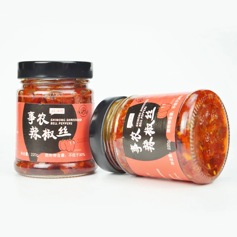 Chinese Xinjiang traditional craft chili paste organic chilli sauce pepper sauce delicious on sale