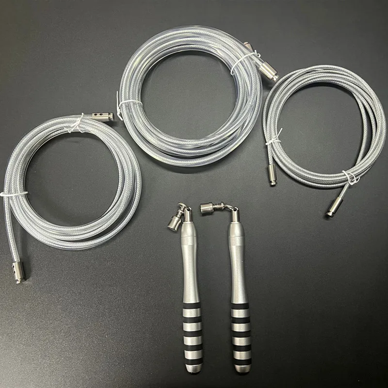 Amazon hot selling Heavy jump rope with fast clip connection head , wholesale price weighted skipping rope with steel core cable