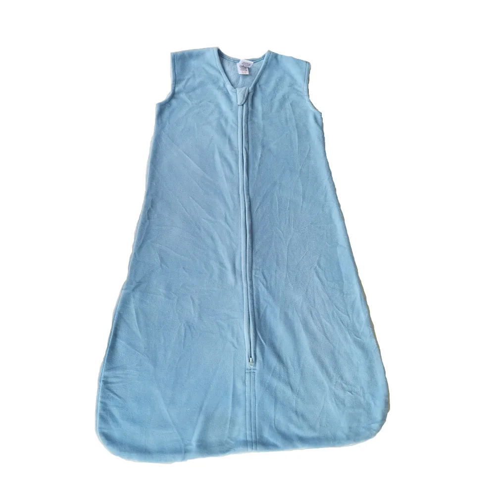 
Breathable Cotton Sleeveless Warm Two Way Zipper Super Soft Baby Sleep Sack Bag 