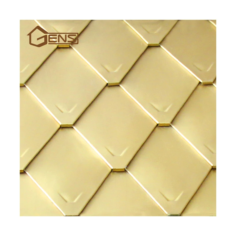 Garden Decoration Manufacturer Best Selling Diamond barb roof pure copper tiles Building Material Copper customize Metal roof