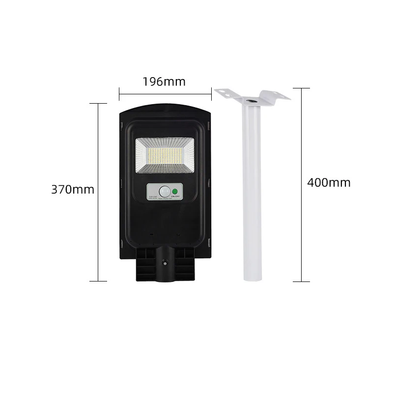 LED Solar Street Light High Lumen Induction Motion Sensor Waterproof Integrated Outdoor Luminaria Road Led Garden Solar Street l