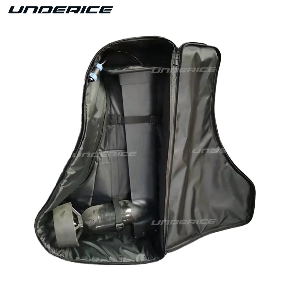 Thick padded protection black foil propeller bag custom carbon wing foil bag hydrofoil protection bags