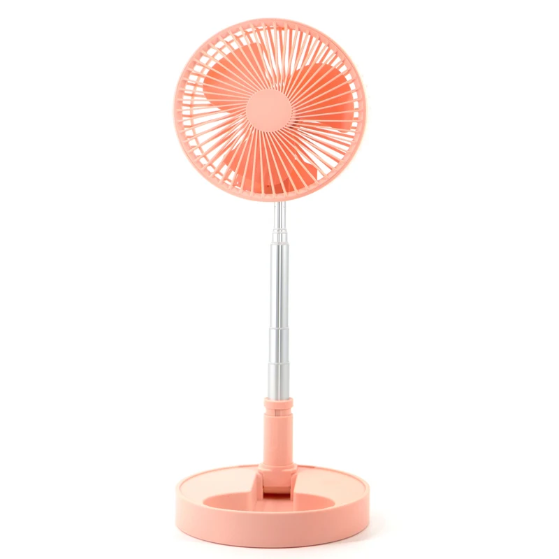 Экологичный портативный складной перезаряжаемый растягивающийся Электрический вентилятор для пола 24 часа в режиме ожидания 7200