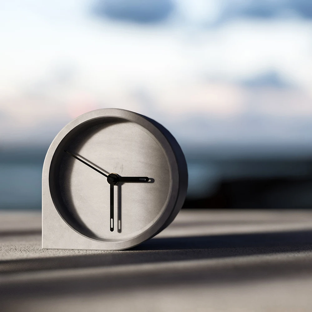 China Supplier Direct Sales Handmade Home Decoration Popular Wholesale  Desk Clock Table Clock for Living Bed Room Apartment