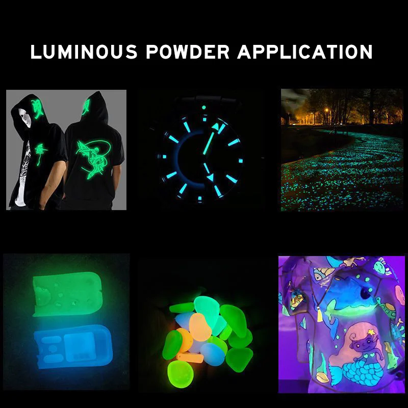 Hot Selling Red Phosphorous Powder Glow In The Dark Paint Powder Pigment