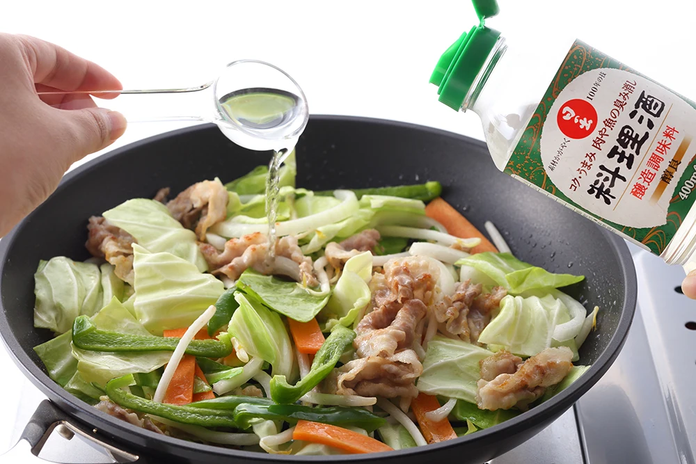 Reliable cooking Sake supply Japanese chef condiments for steamed shrimp