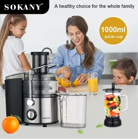4 in 1 stainless steel juicer Mixer PC food grade cup Multi purpose Mixer LED indicator juicer grinder blender SK-4009