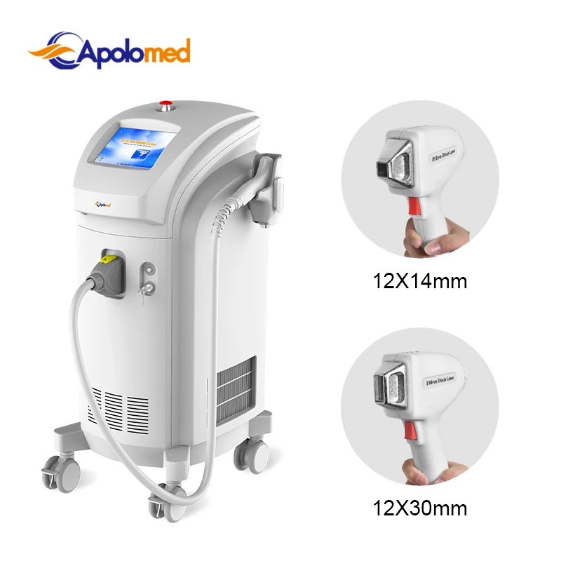 Apolo Epilation 808 hospital hair removal diode laser equipment price high density diode laser hair removal machine prices