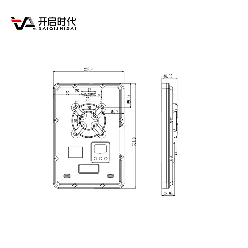 Plc Pac And Dedicated Controllers Waterproof Capacitive Touch Industrial Monitor Excavator Display PLC Human-machine Interface
