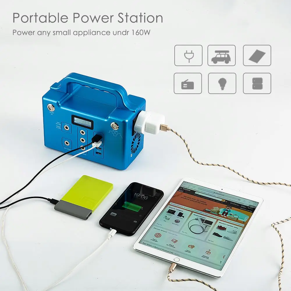 12000mah Portable Power Station Lipo Battery Supply For Cpap Outdoors Camping Travel Hunting Emergency Power Station