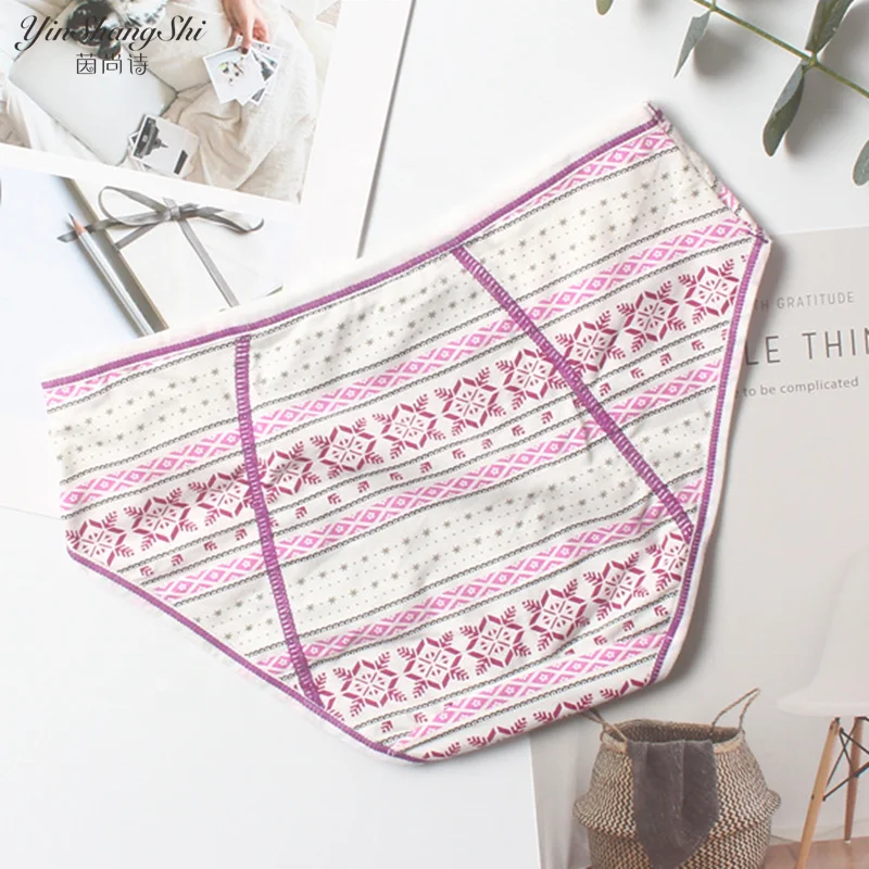 
Wholesale new design geometry printed ladies menstrual panties 