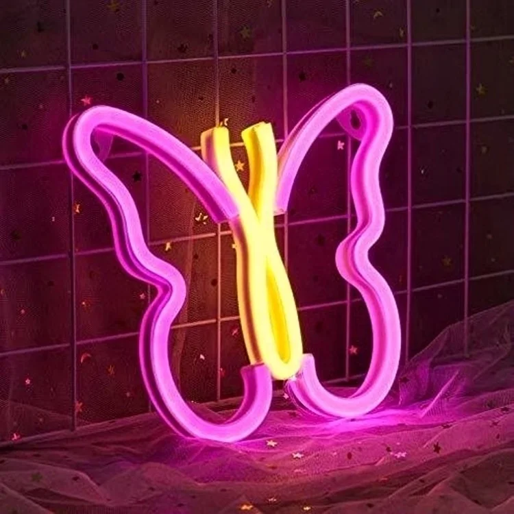 Cosun check cashing neon sign led sign open led butterfly sign