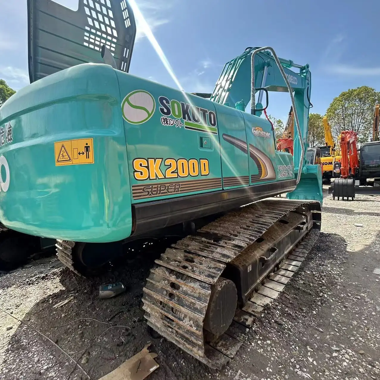 Оригинальное японское производство и приятная краска б/у Kobelco SK200 200D SK200-8 SK200-10 экскаватор гидравлический гусеничный экскаватор