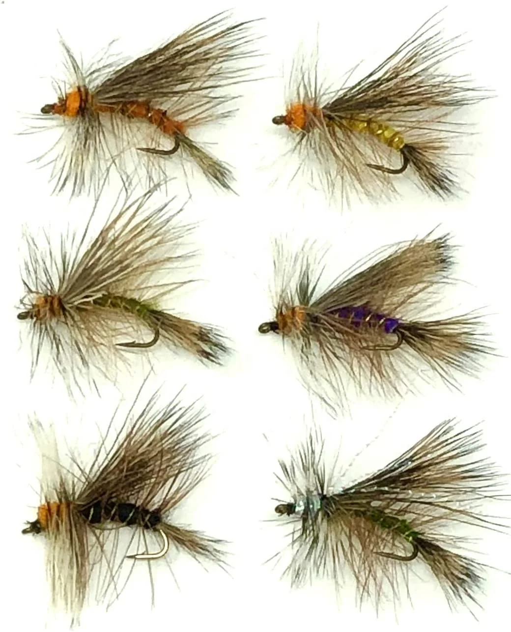 Bait Feeder Creek Assortment Stimulator Dry Fly Fishing Lures for Trout, Panfish& More Freshwater Fish, Hand Tied