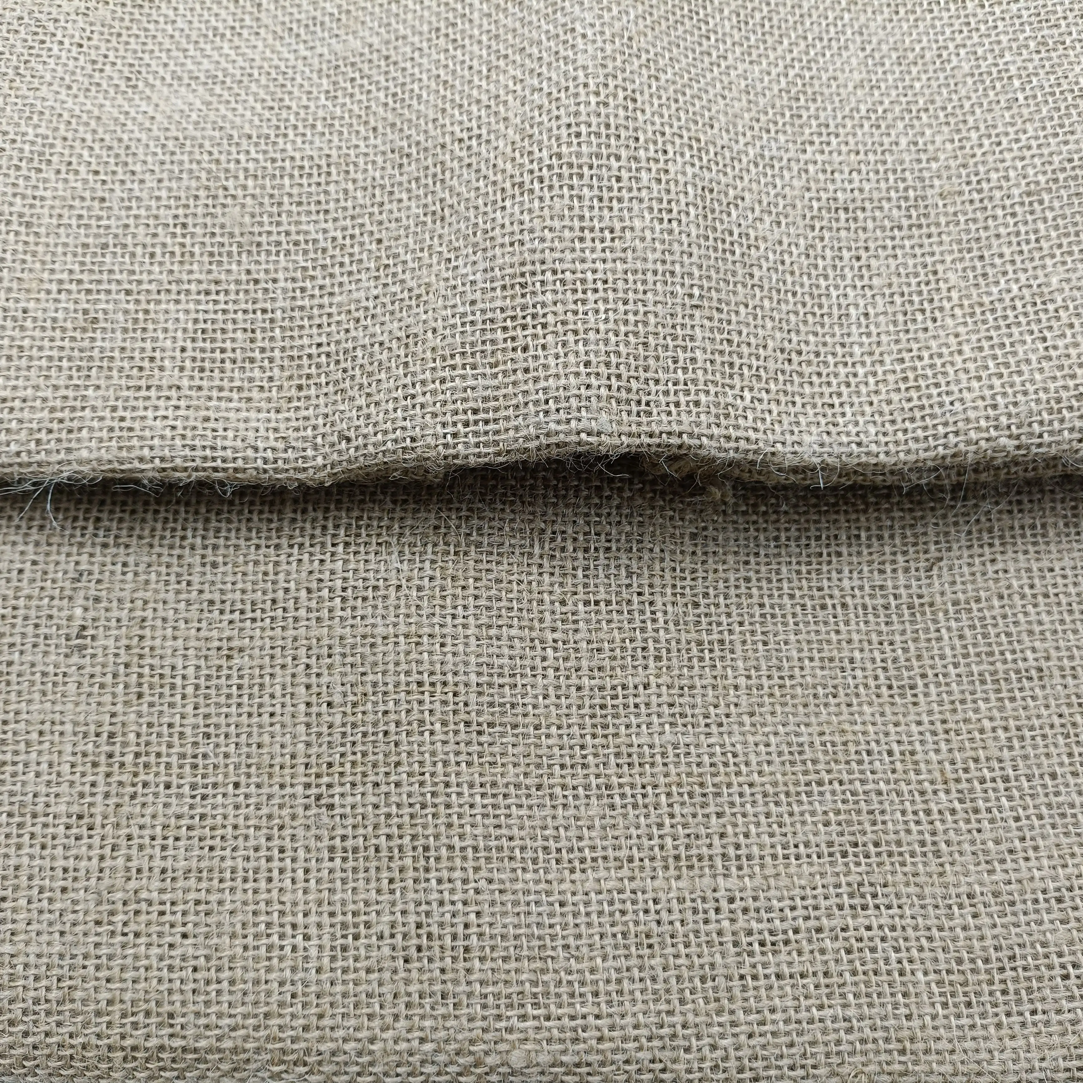 JIAHE Natural Hessian Cloth Hot Sale Gunny Fabric Laminated Jute Fabric