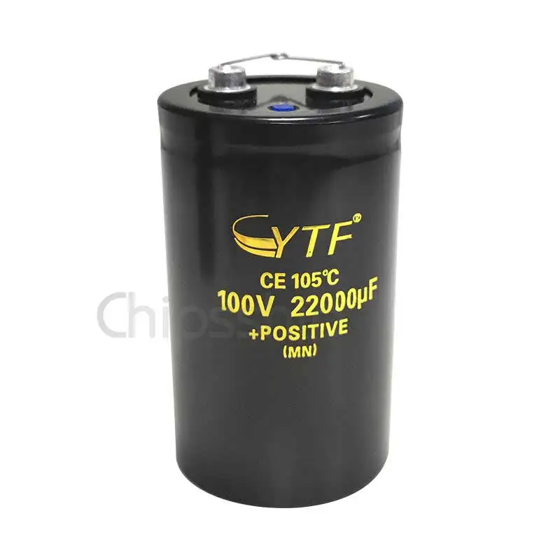 Chipsship Original New100V 22000uF 33000uF 47000uF TOP Quality Screw Type Power Supply Electrolytic Capacitor
