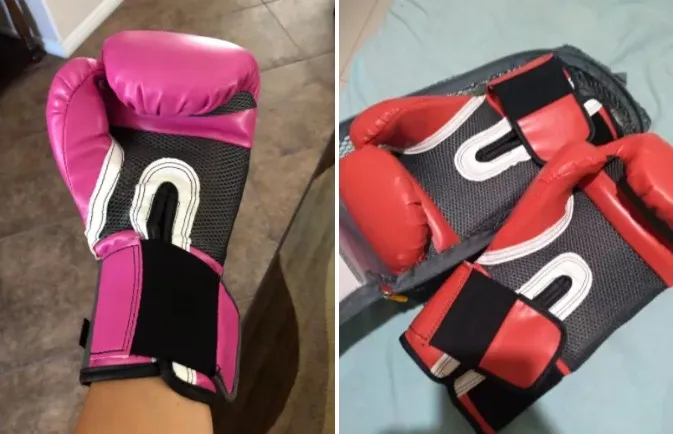 Custom Black PU Leather Winning Kickbox Kickboxing Boxing Training Glove