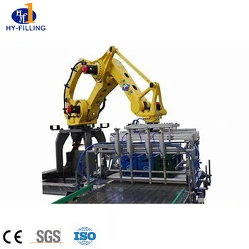 Automatic Carton Box Case palletizer Palletizing Robot Machine Packaging Line