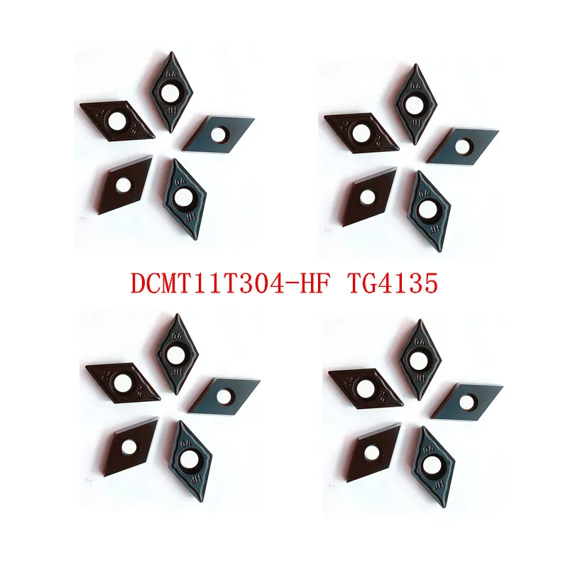 Карбидная ЧПУ вставка DCMT11T3 TG4135 DCMT0702 для стальной заготовки