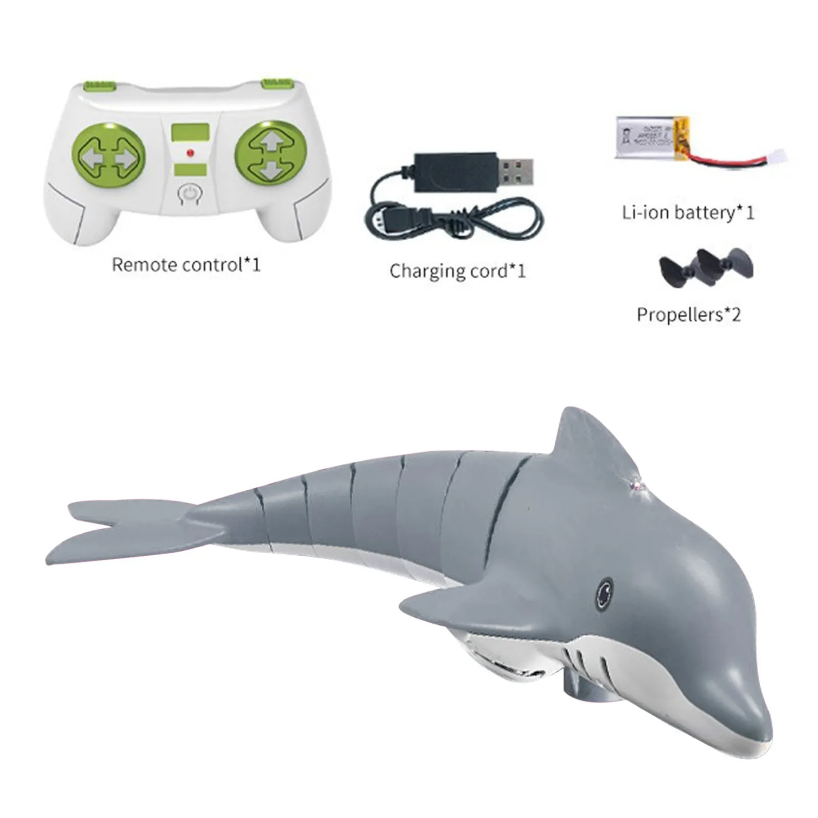 Stunt Remote Control Boat Spray Water Toys Remote Controlled Boat Shark Rc Dolphin Whale Spray Water Submarine Fish Electric Toy