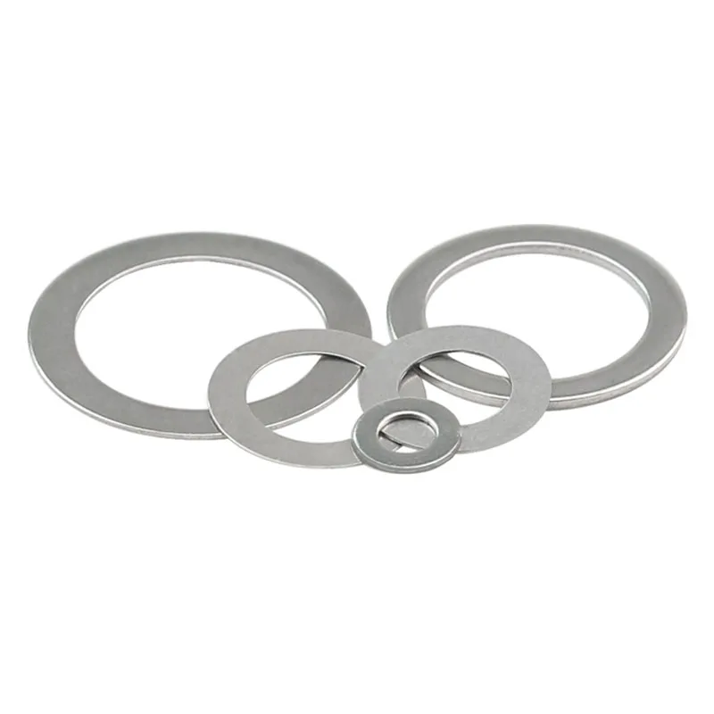 Factory Customized spring steel shim flat washer SS304 stainless steel shim ring thin shim washer