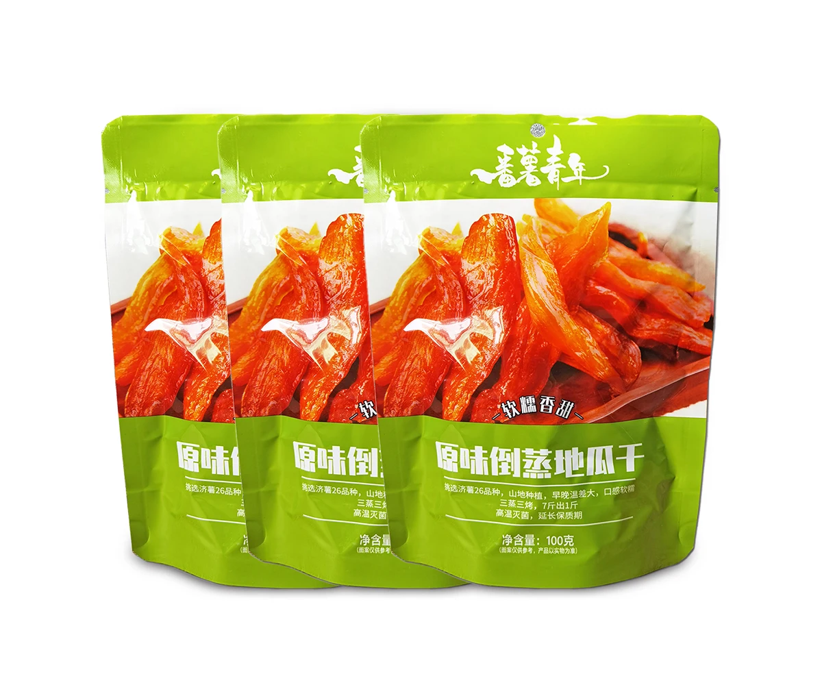 Soft And Sweet Steamed Sweet Potato Strip For Original Taste Chewy Original Dried Sweet Potato Strip Low Sugar Sweet Potato Chip
